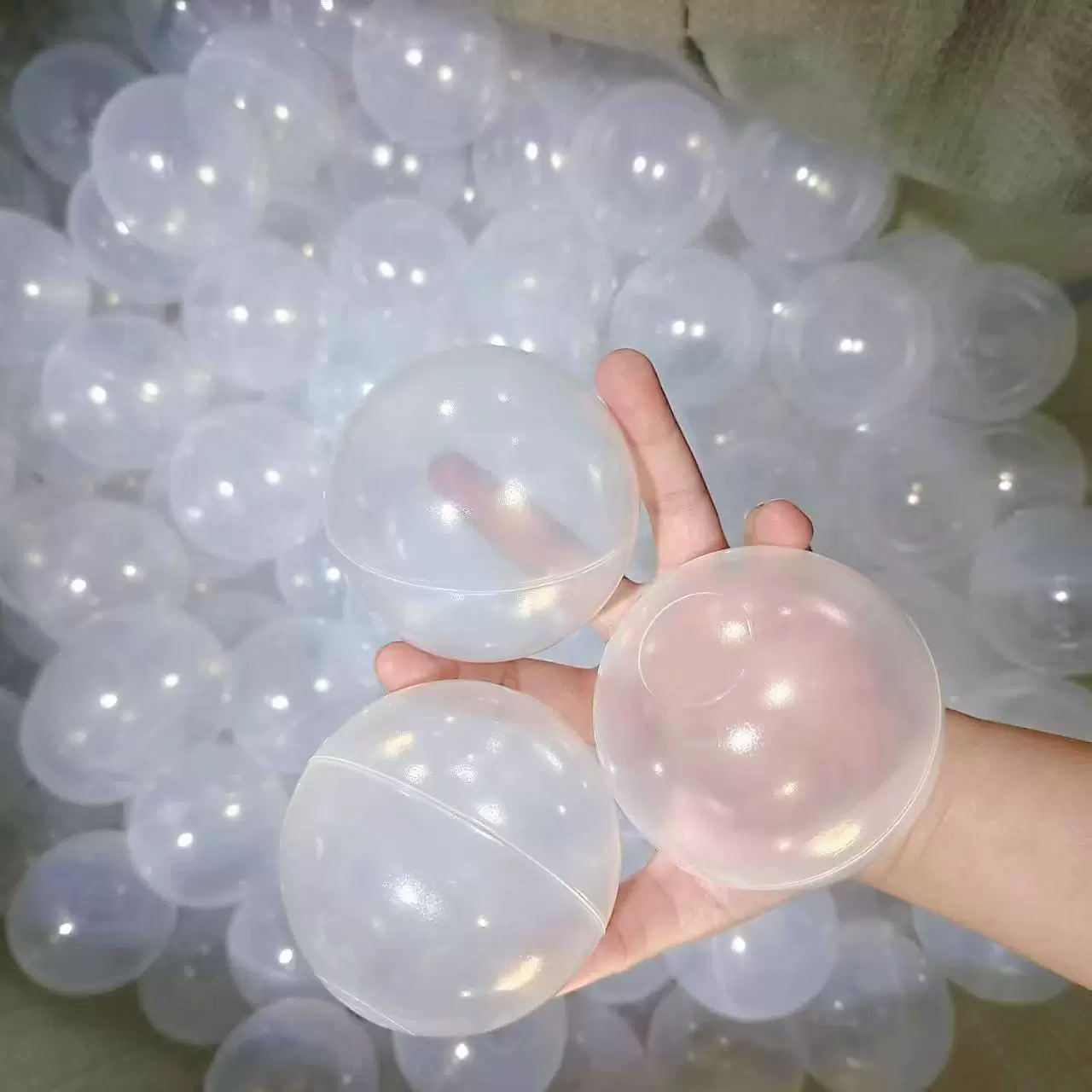 Утолщенный прозрачный океанический шар, сделай сам, диаметр 5,5 см, 7 см, 8 см, экологически чистый, нетоксичный, детский игрушечный волновой шар
