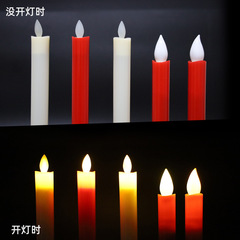 LED electronic candle light simulation long rod swinging candle temple worship offering Buddha Buddha hall Buddha before lamp candlelight dinner