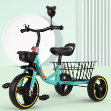 特卖儿童三轮车带前后筐脚踏童车3-6岁宝宝脚蹬自行车儿童玩具车