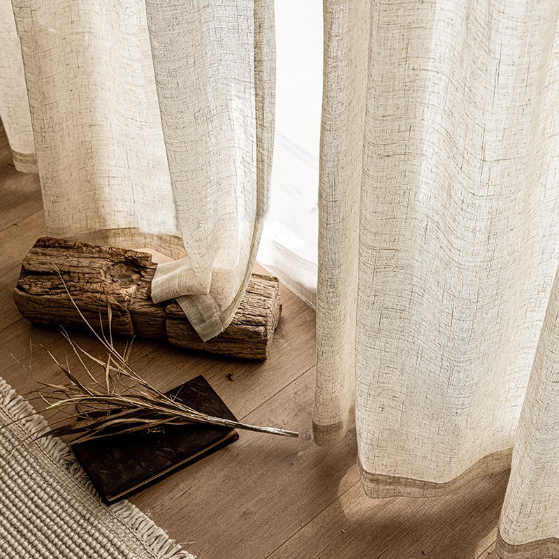 Cross-border Trade Linen Window Screen Export Balcony Linen Gauze Nordic Southeast Asia Simple Curtain Gauze Balcony Cross-border Trade Linen Window Screen Export Balcony Linen Gauze Nordic Southeast Asia Simple Curtain Gauze Balcony