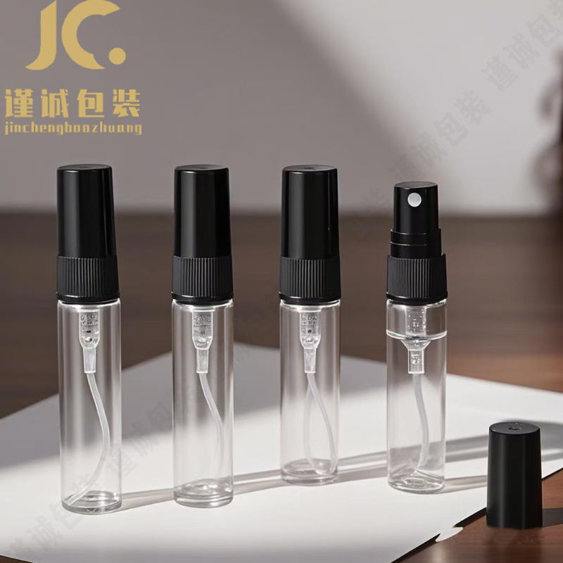 现货3ml透明香体喷雾瓶 小样香水分装瓶 5ml芳香喷雾玻璃瓶包材