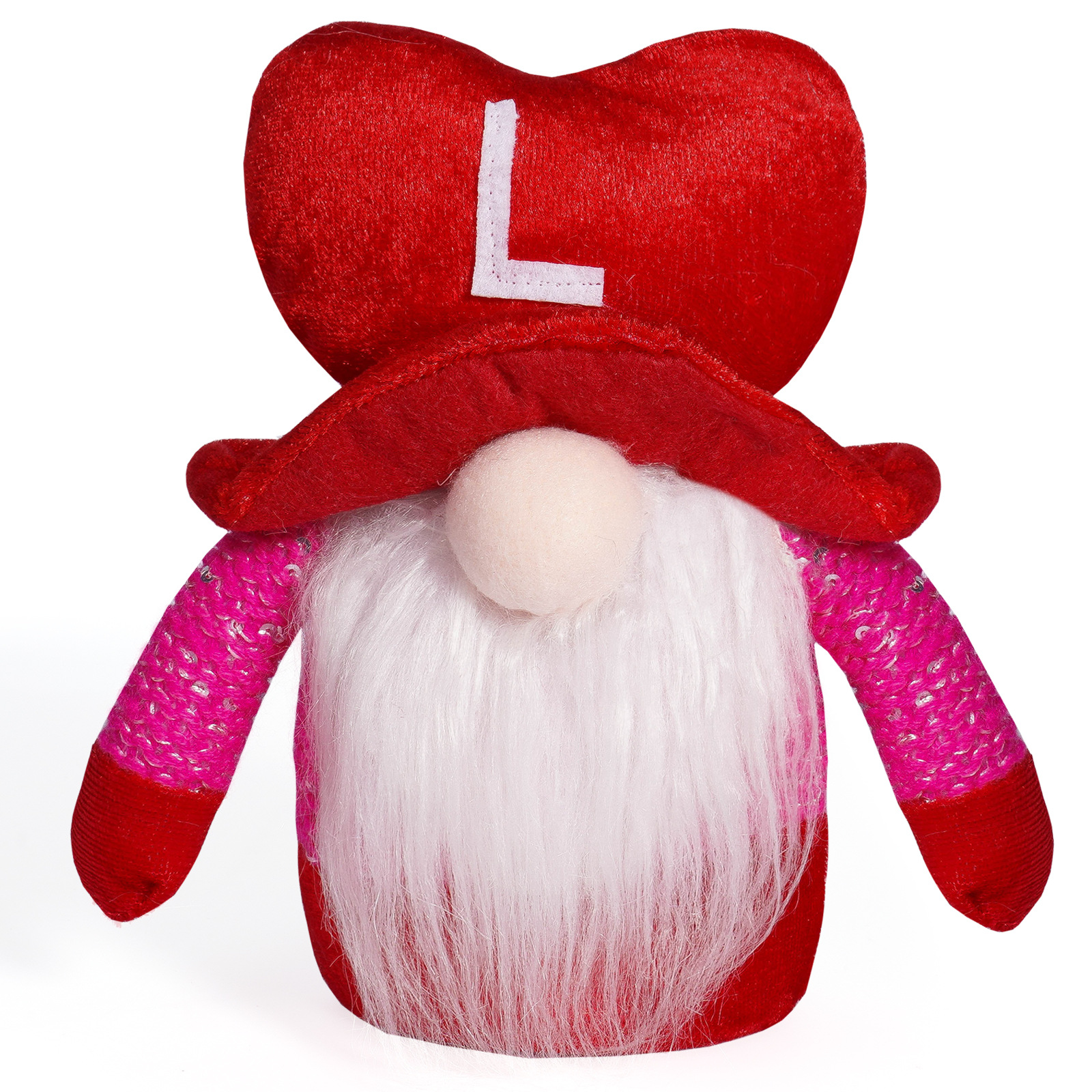 Nuevos productos transfronterizos de muñecas sin cara del día de San Valentín creativas LOVE Rudolph muñecas adorables decoraciones navideñas decoraciones