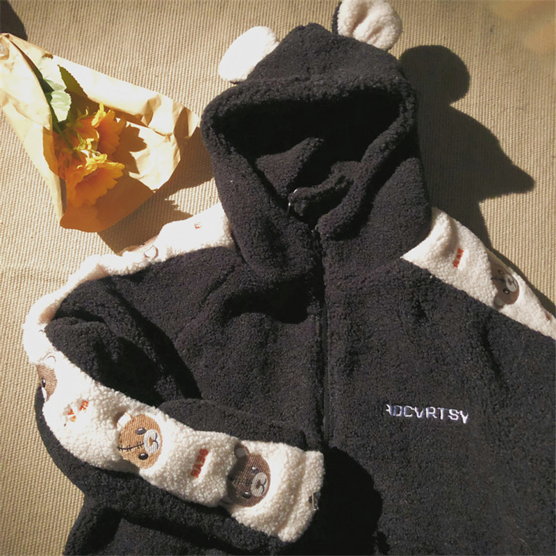 安い可愛い パーカー レディース 87 以上節約 韓国 裏起毛 大きいサイズ21年秋冬厚手のパッド入りコー 厚手