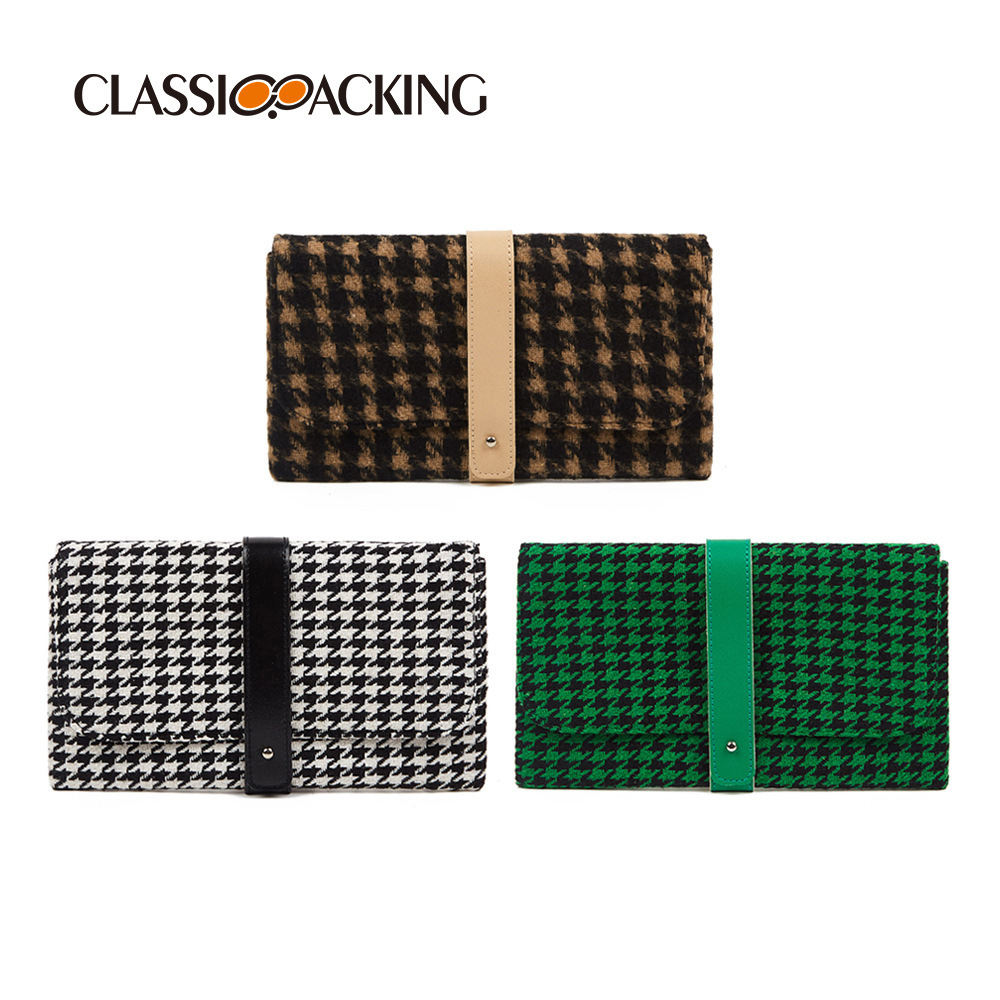 Fabricantes al por mayor bolsos de mano para mujer, bolsos de almacenamiento de documentos coreanos de moda, bolsos de diseño de pata de gallo multifuncionales