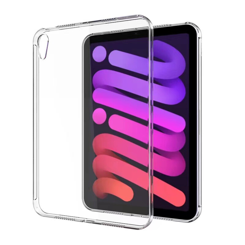 ipad10 10.2 inch protective case frosted air5 flat protective case TPU transparent soft rubber case semi-permeable full edge
