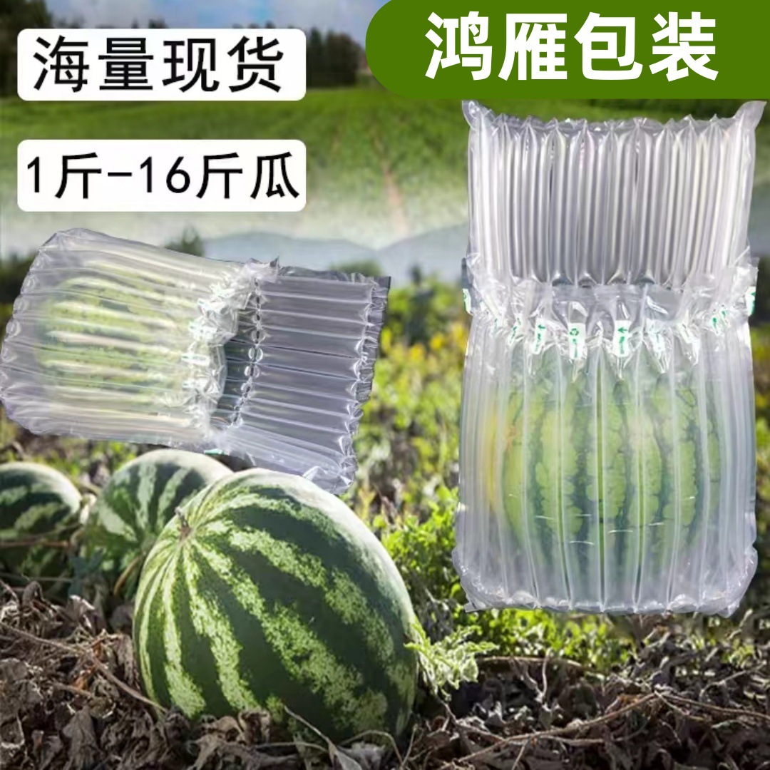 工厂现货直发西瓜气泡柱缓冲气柱袋防震包装袋生产批发气囊