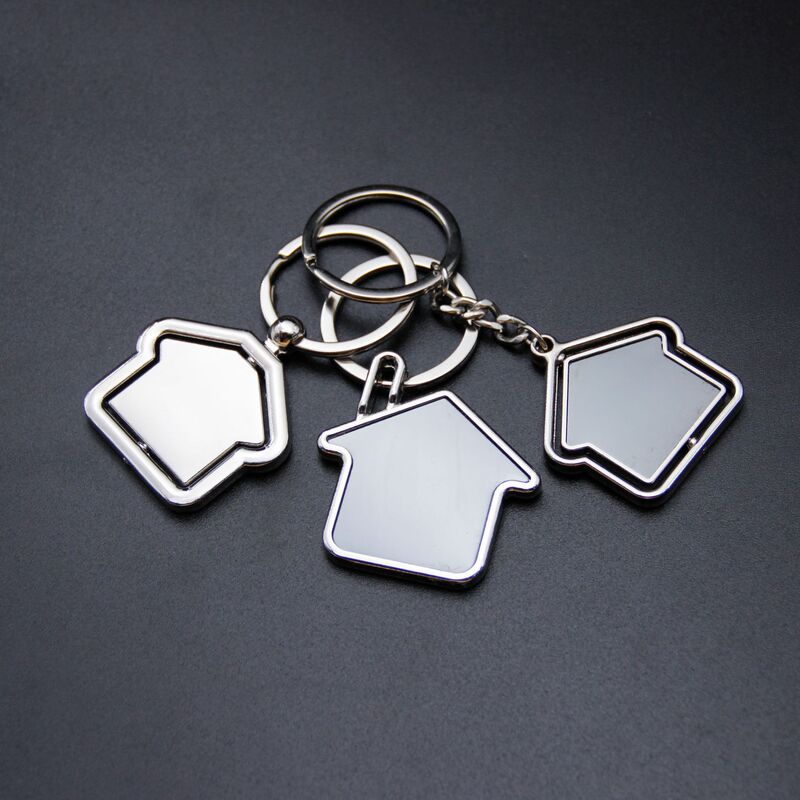 Creative new real estate advertising promotion business car key accessories gift turning house key chain production Creative new real estate advertising promotion business car key accessories gift turning house key chain production