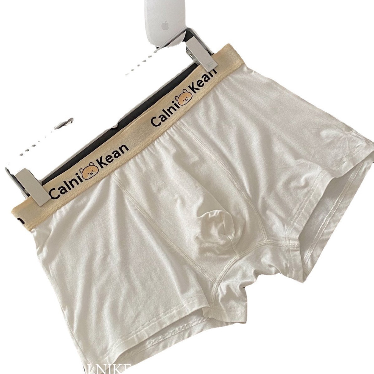 C algodón mo ropa interior de los hombres desnudos contraste color Mediados de cintura sin costuras más tamaño cómodo modal algodón boxeadores hombres caja de regalo