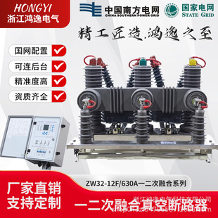 10Kv High-Voltage Vacuum Circuit Breaker Zw32-12Fg/630 One and Two Fusion Intelligent Pole Boundary Switch