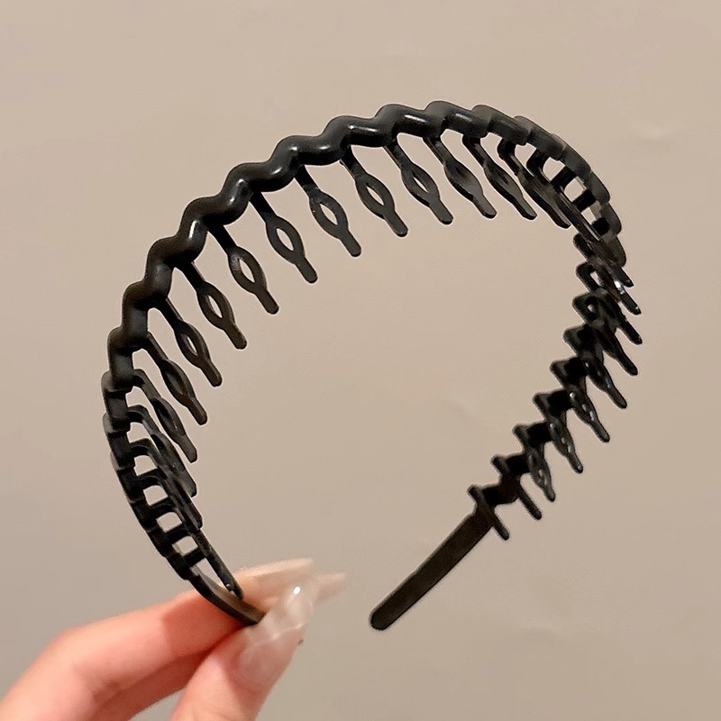 Simple acabado de cabello roto artefacto de gran onda 2024 nuevo tipo con dientes antideslizante temperamento de alto cráneo fijación de cabeza