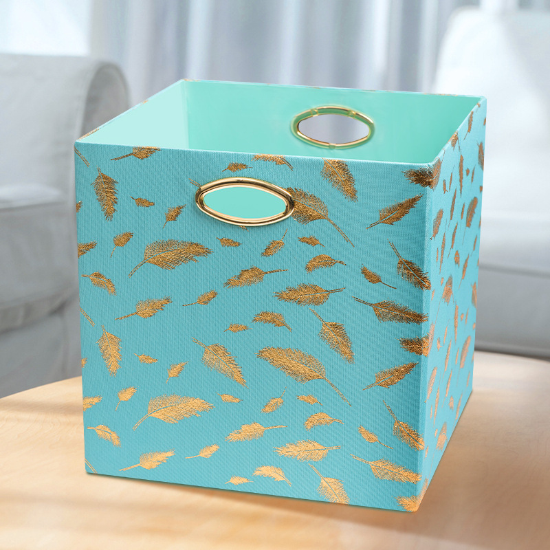 卡通儿童玩具收纳棉麻布艺收纳箱大号装衣物玩具整理箱储物箱子