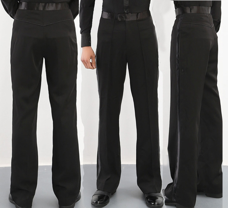 Men's Elastic Non-Elastic Loose Pocket Dance Pants Dance Pants Latin Dance Square National Standard Modern Ballroom Dance Pants Men's Elastic Non-Elastic Loose Pocket Dance Pants Dance Pants Latin Dance Square National Standard Modern Ballroom Dance Pants