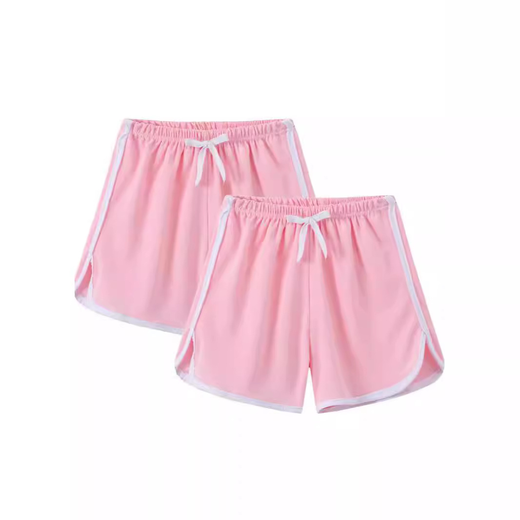 Summer new children's sports shorts combination solid color boys and girls beach wind shorts wholesale