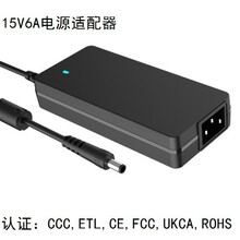 15V6A电源适配器适用显示器功放音响广告机监控工控Fit-Power足安