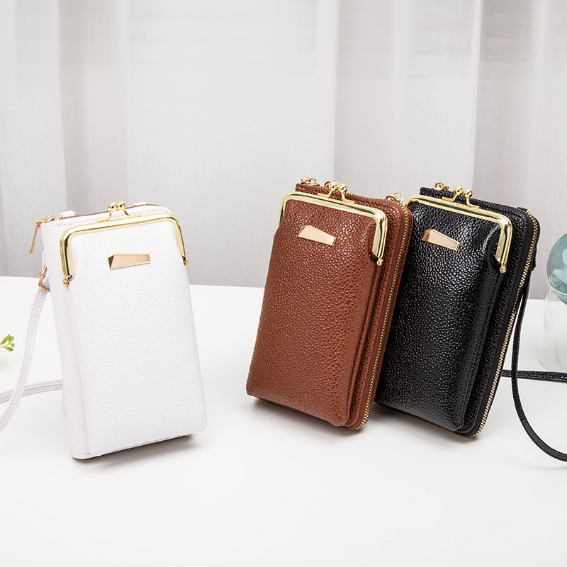 Double Layer Clip Phone Bag Wholesale Double Layer Vertical Phone Bag