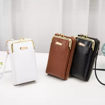 Double Layer Clip Phone Bag Wholesale Double Layer Vertical Phone Bag - ShopShipShake