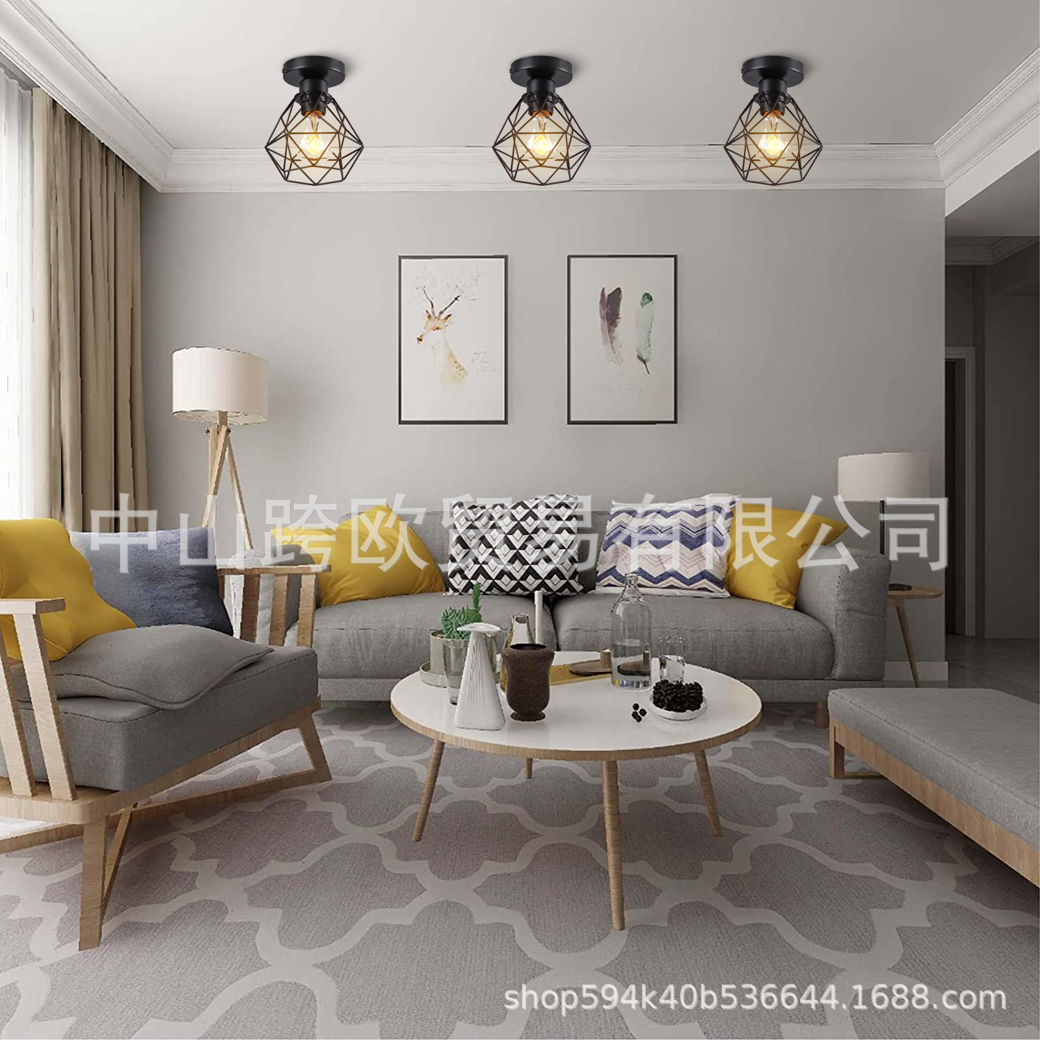 Amazon new minimalist ceiling lamp indoor living room corridor aisle lamp bar cafe restaurant led lamps