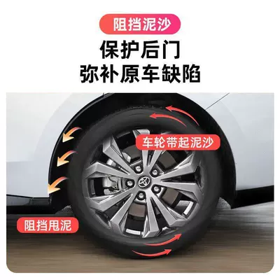 Wildlander rear wheel mud flaps – Mudguard