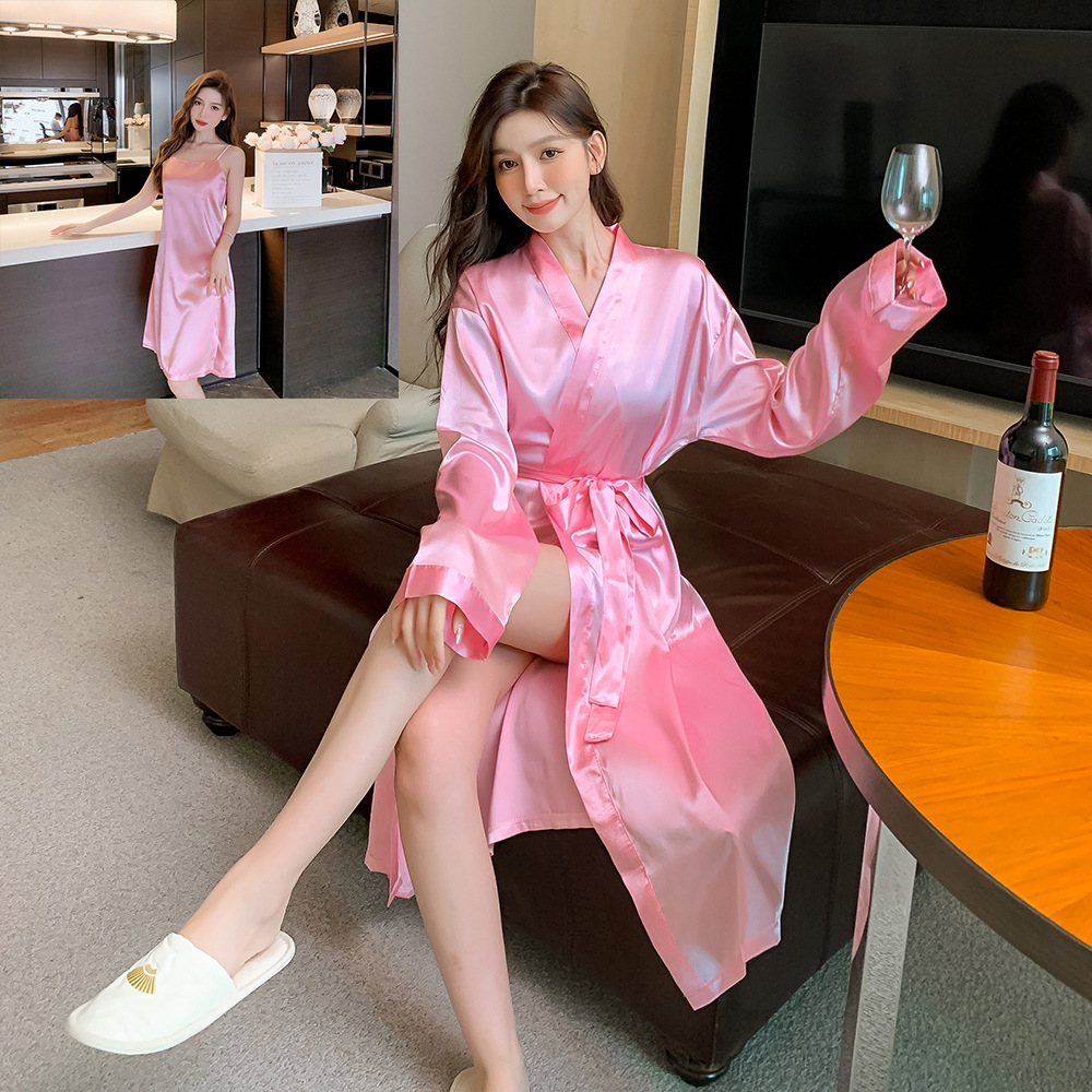 ✿261 유스핑크 긴팔 투피스 세트(가슴 패드 포함)✦✿