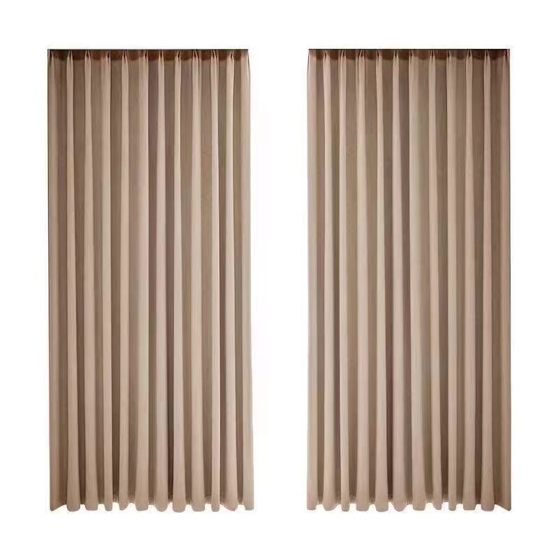 2025 cortinas Shaoxing nuevas cortinas de algodón tela gruesa dormitorio sala de estar simple y moderna fábrica directa