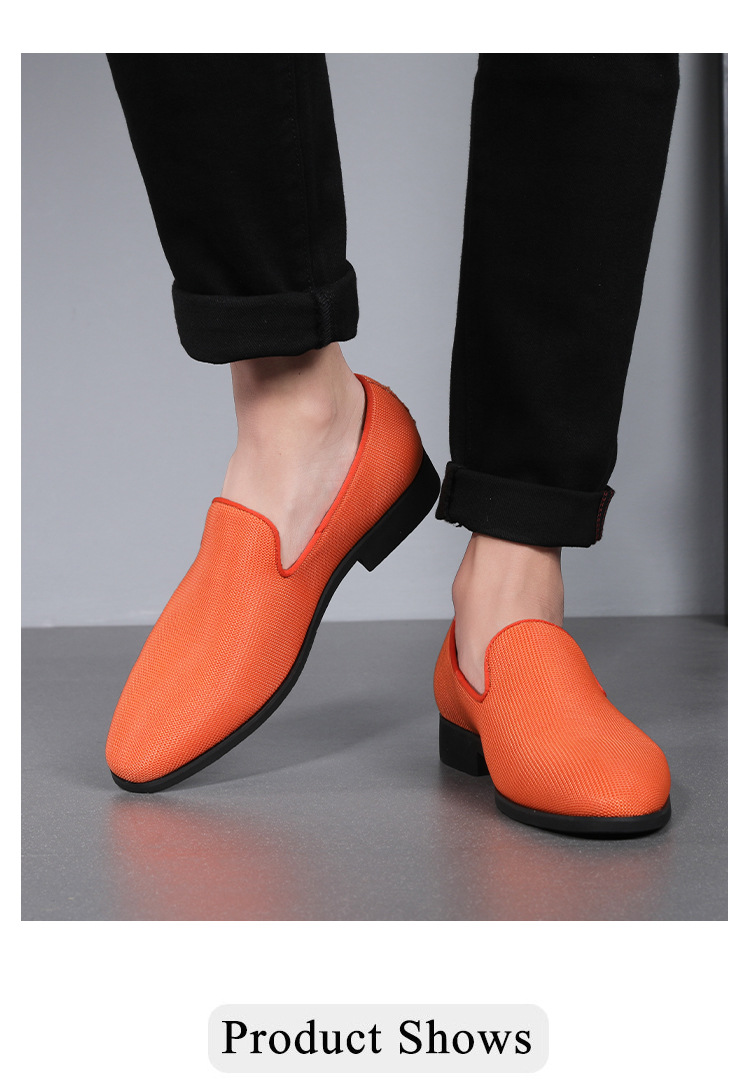 Bequeme Herren Loafer Aus Mesh Leichte Slip-on Freizeitschuhe_voghion.com
