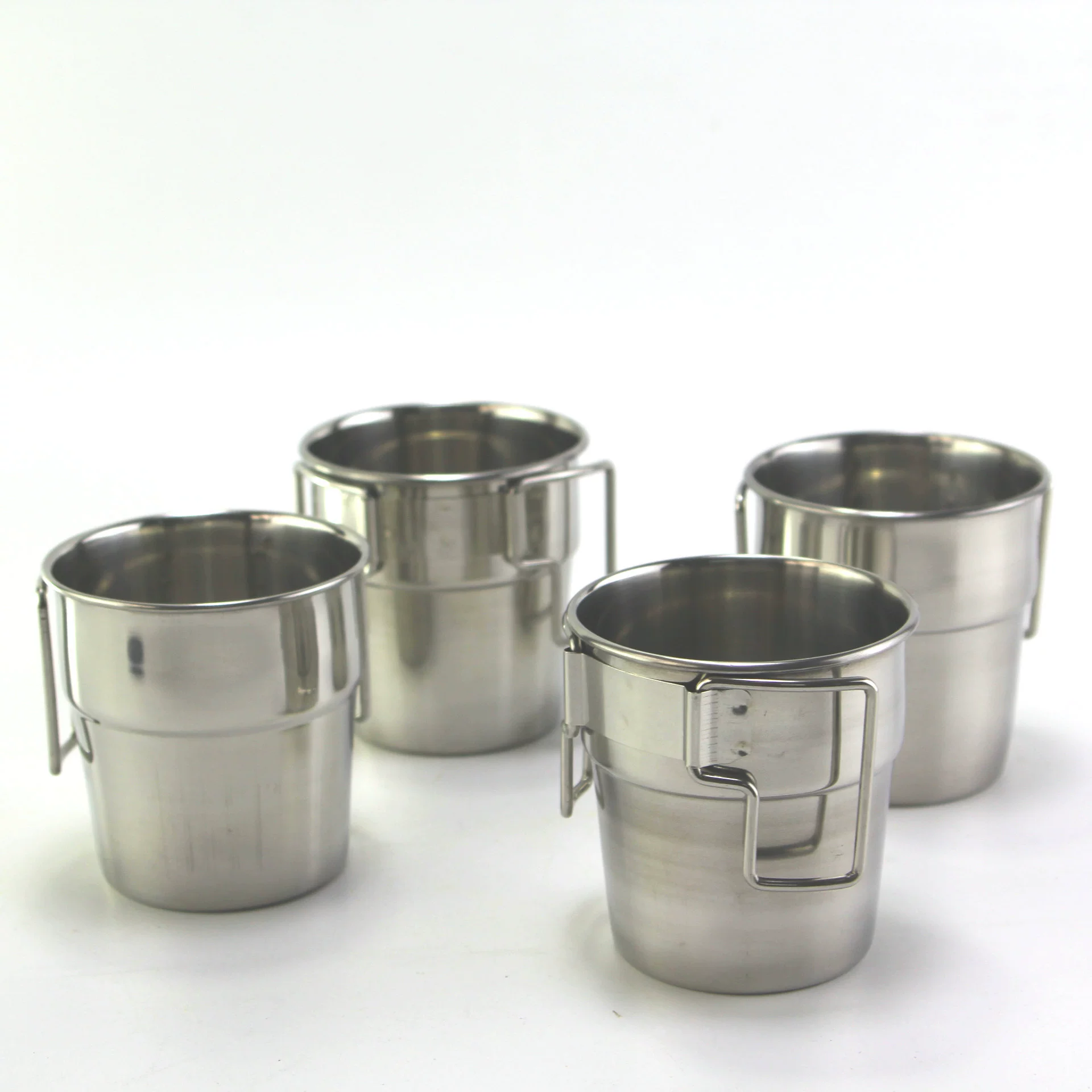Handheld foldable coffee wineglass stainless steel for camping, tea cup, Amazon