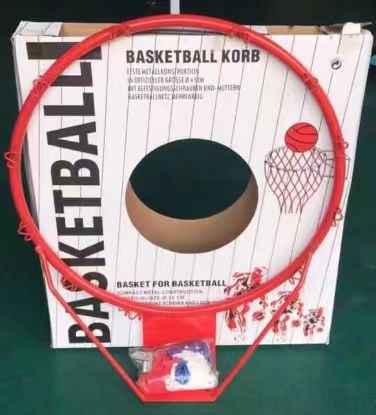 Aro de baloncesto doble reforzado con resorte, aro colgante 16mm, uso recreativo o escolar