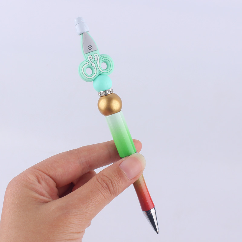 1 Piece Scissors Class Learning Daily Silica Gel Cute Ballpoint Pen display picture 7