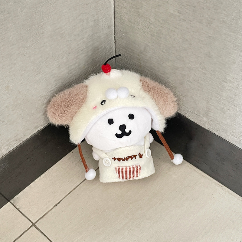クリエイティブな子犬のアフタヌーンティー、クマのぬいぐるみペンダント、着せ替え人形、子供のホリデーギフト卸売|undefined