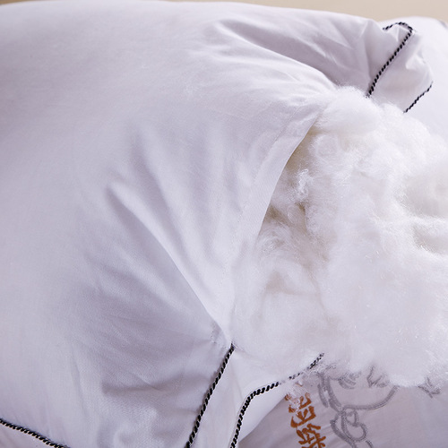  new three-dimensional edge pillow filament down swan pillow core hotel washed feather velvet pillow manufacturer wholesale