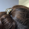 Crab pin from pearl, hairgrip, shark, small hair accessory, hairpins