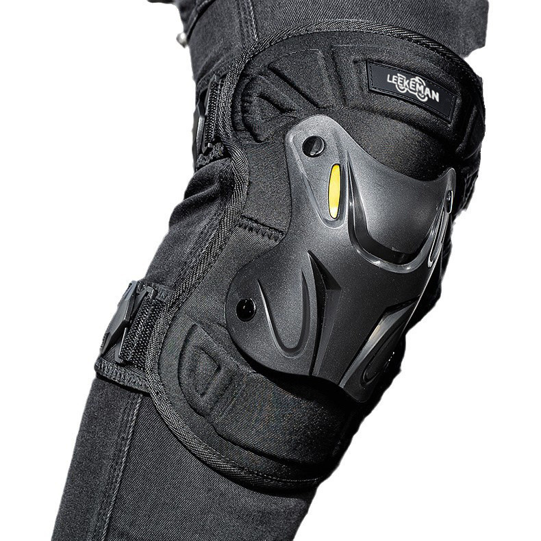 Motocicleta hombre rodilla protector contra el viento rodilla protector contra la caída motocicleta jinete rodilla equipo de calentamiento protector ventilador