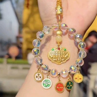 Car hanging: Pendant, Five-Way God of Wealth - five-way-god-of-wealth-car-hanging-chinese-style-gift-box