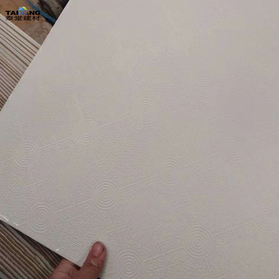 Decoración interior Baldosa Para Cielo Razo Plafond Pvc Techo de yeso