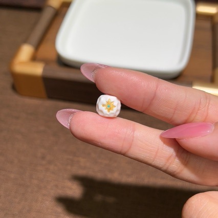 High-Quality Porcelain Camel Bone Star-Shaped Loose Beads Accessories for Handmade DIY Crafts, Bracelets, Necklaces, Spacer Beads, and Fashion Accessories