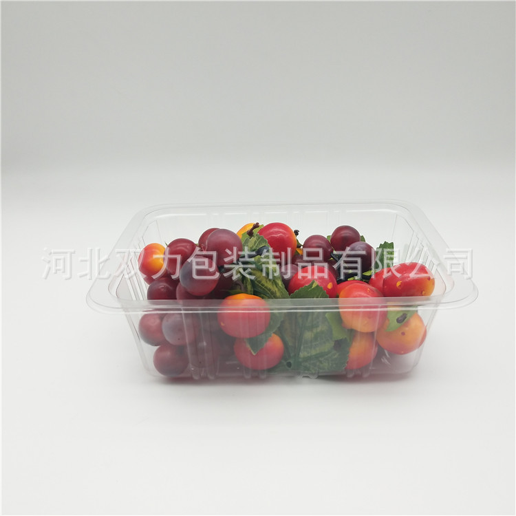 食品级草莓水果类塑料包装盒 PET水果托盘 吸塑包装盒