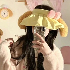 赤い本の同じ種類の餅の日焼け止めの日よけの帽子の夏の自転車の女性のかわいい甘い空の帽子の屋外のレジャーのカチューシャ
