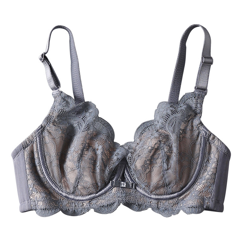 Mulberry Silk Small Chest Push-Up Bra Underwear Natural Silk Cup with Steel Ring Inner Adjustable Bra