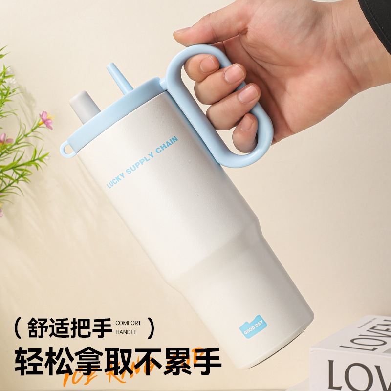 Taza de automóvil de gran capacidad portátil de acero inoxidable 316 taza de aislamiento térmico de alta calidad manejo de taza de hielo