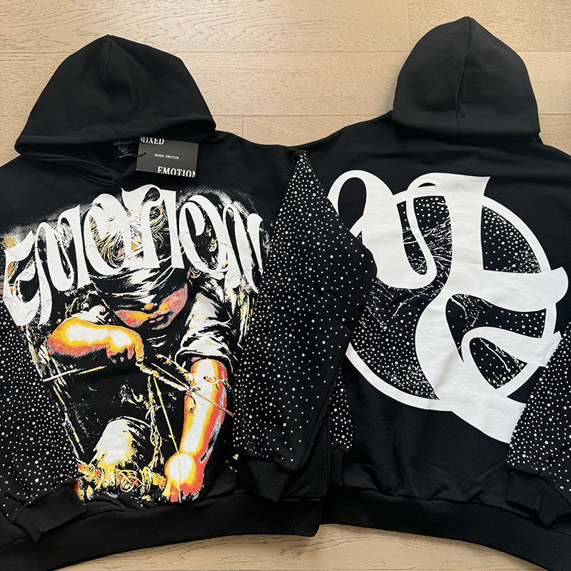 Tarjeta de marca de moda americana impresión de diamante caliente pareja de moda adolescente de verano chaqueta de manga corta camiseta