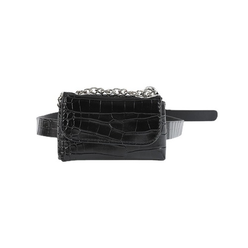  Spring Niche Design Crocodile Print Chain Top Handle Bag Retro Baguette Single Shoulder Crossbody Bag for Women