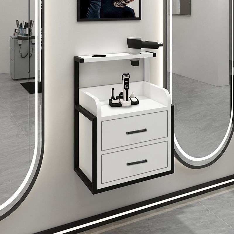 Gabinete de herramientas de peluquería tabla de corte de pelo especial de salón de peluquería tipo pared cabinet de herramientas de peluquería estante de artículos de corte de pelo