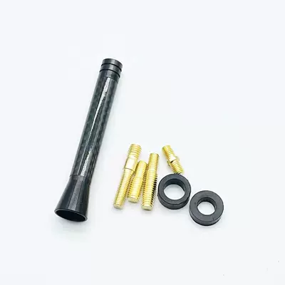 vehicle antenna, UK Germany Decorative Antenna - 77cm-carbon-fiber-black