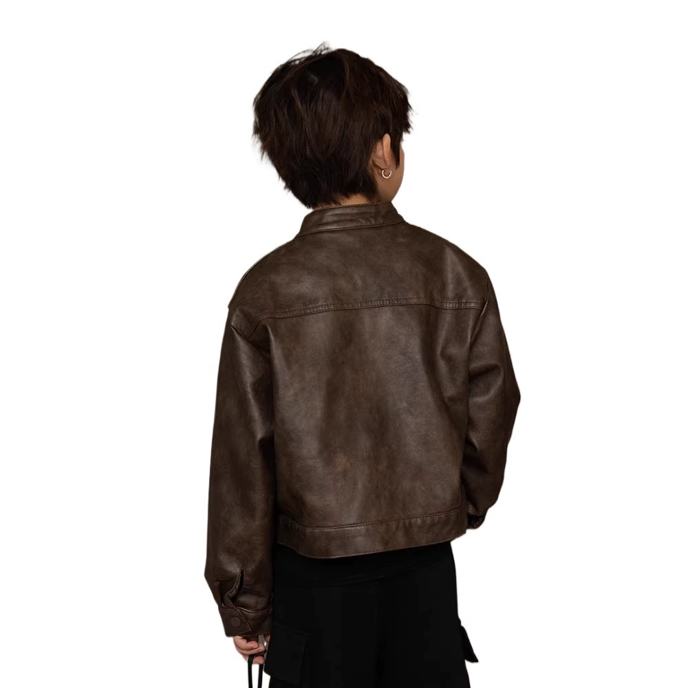 Осеннее термобелье для мальчиков, детская полупролеглая стеганая fashionable jacket для подростков, корейский стиль