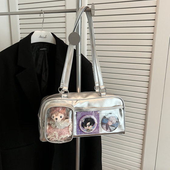 Original new Japanese yum snack all-match diagonal transparent yum two-dimensional pain bag women's large capacity transparent