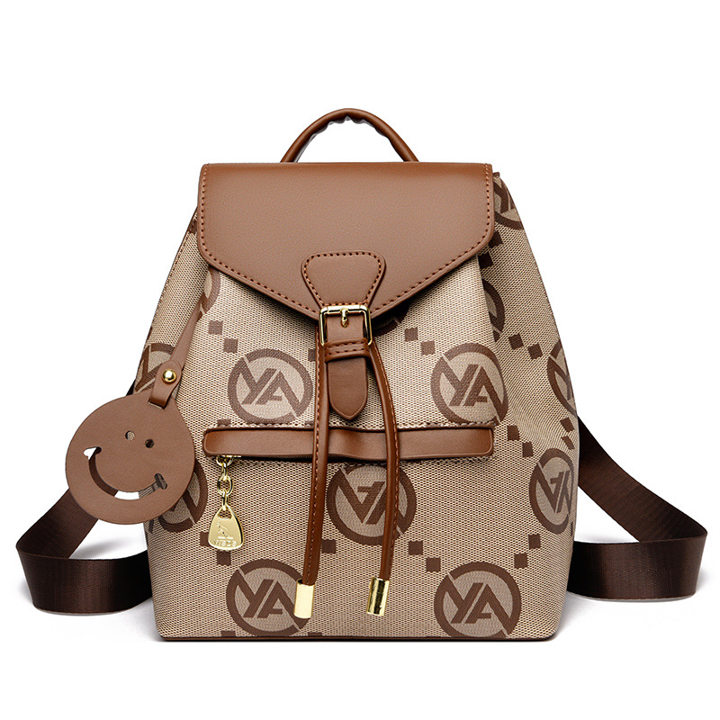 Mochila para mujer, mochila para presbicia retro de nicho de alta gama para mujer, moda transfronteriza, bolso escolar informal coreano de gran capacidad para mujer