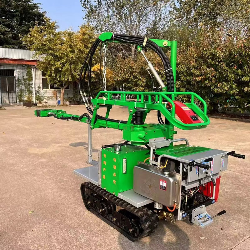 履帶式搖果機2