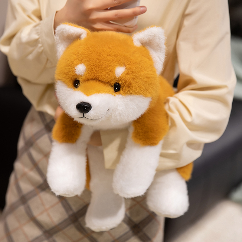 Nuevo Shiba Inu Huanhuan Muñeca de peluche Juguete Linda Muñeca Tribu Niños Muñeca de perro Muñeca de trapo Cumpleaños