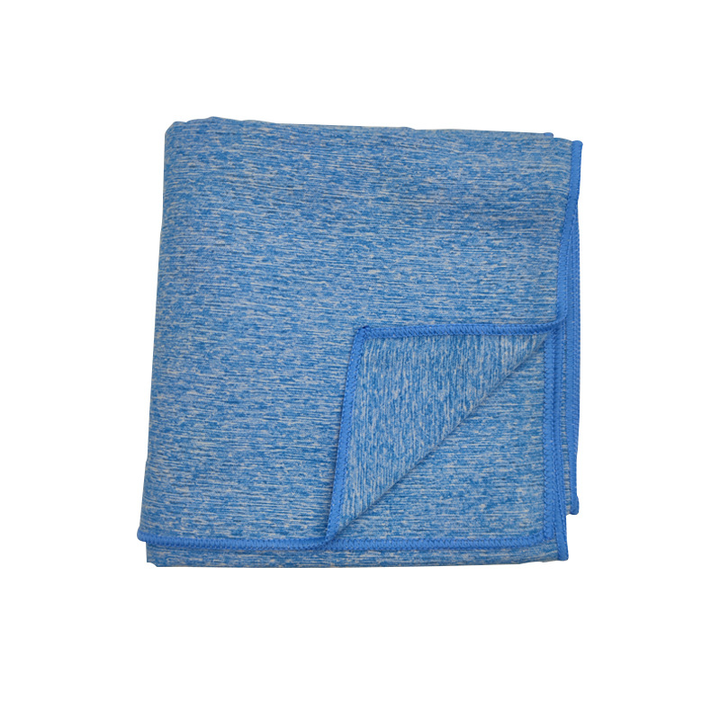 Toalla de playa de secado rápido de microfibra ultrafina, portátil, de doble cara, tipo terciopelo, con protección solar y logotipo personalizado, suministro directo de fábrica