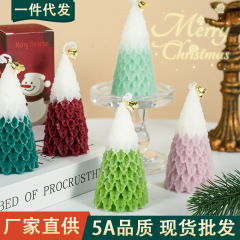 クリスマスキャンドルシミュレーションクリスマスツリーアロマキャンドル創意的な形薫キャンドル雰囲気装飾品新年お土産